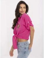 DHJ košile KS 8595 1.66 fuchsiová