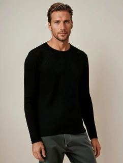 Pánský svetr černý WX2308
