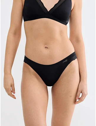 Dámské kalhotky GO Blush High Leg 2P Black černé - SLOGGI Dámské kalhotky GO Blush High Leg 2P Black černé - SLOGGI