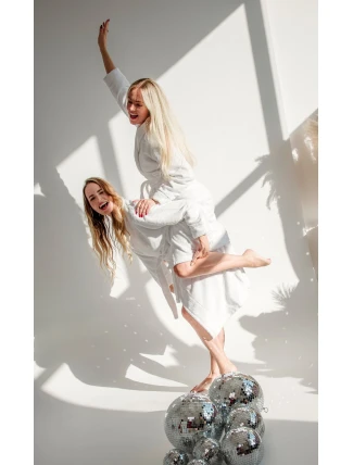 De Lafense 709 Manuela froté župan pro ženy M-2XL De Lafense 709 Manuela froté župan pro ženy M-2XL