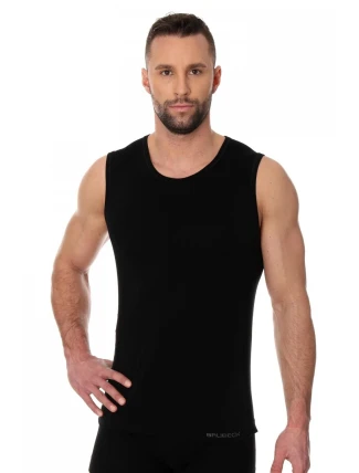 Pánský nátělník 00068A black - BRUBECK Pánský nátělník 00068A black - BRUBECK