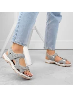 Pohodlné sandály Rieker W RKR674 grey Pohodlné sandály Rieker W RKR674 grey