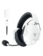 Razer BlackShark V2 HyperSpeed Headset Drátová a bezdrátová herní čelenka USB Type-A Bluetooth White