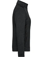 Daiber JN 861 Dámská pracovní pletená fleece bunda - Strong 02.0861 black/black
