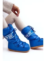 Dámské vysoké sněhule modré Venila