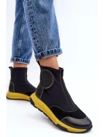 Dámské kožené boty s zipem Maciejka 06297-01 černé Dámské kožené boty s zipem Maciejka 06297-01 černé