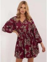 Šaty DHJ SK 19861 6.42 fialové - FPrice Šaty DHJ SK 19861 6.42 fialové - FPrice