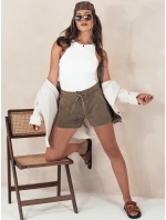 Dámské šortky CITYCHIC brown FashionStreet SY0364