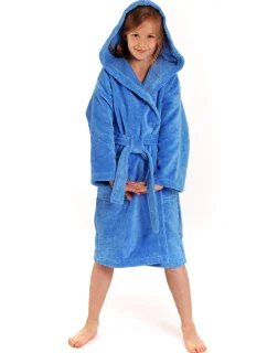 Dětský župan Tampa s kapucí 9149 nebesky modrá - Vestis