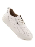 Černé dámské kožené tenisky na podpatku Sergio Leone PB236-S