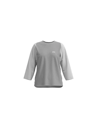 Cyklistické tričko POC W's Motion Air 3/4 Jersey, šedé