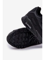 Dětské tenisky na suchý zip černé Krissandra