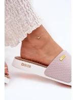 Dámské pantofle Big Star – světle růžové Dámské pantofle Big Star – světle růžové