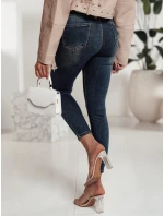 DENIMORI dámské džínové kalhoty s odřením modré FashionStreet UY2210
