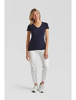 Fruit of the Loom Lady-Fit Iconic 150 V-Neck T Dámské tričko s výstřihem do V 16.1444 white Fruit of the Loom Lady-Fit Iconic 150 V-Neck T Dámské tričko s výstřihem do V 16.1444 white