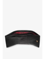 Dámská malá peněženka z přírodní kůže Nobo Černá