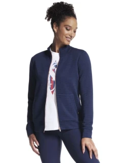 Skechers Go Walk Everywhere Full Zip Hoodless W3JA261-NVY Navy Blue L