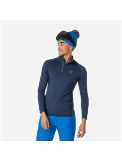 Rossignol Classique 1/2 Zip T-shirt navy blue pánské