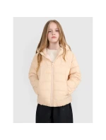 Dívčí péřová bunda se syntetickou výplní 4F 4FJRAW25TDJAF0816-83S