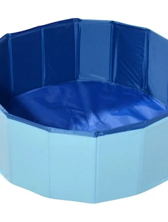 SKLÁDACÍ ZAHRADNÍ BAZÉN PRO PSY 80X30CM SASKA GARDEN
