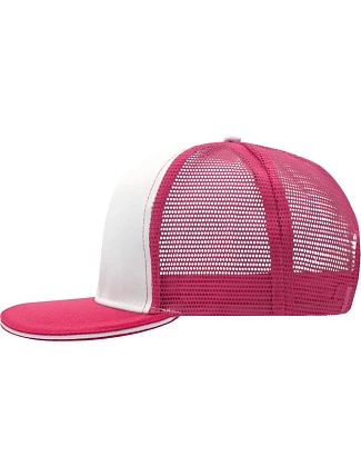 Daiber MB 6635 6 panelová Pro síťovaná sandwich kšiltovka 03.6635 white/magenta
