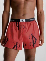 Pánské trenýrky 000NB3411A GNP červené s potiskem - Calvin Klein Pánské trenýrky 000NB3411A GNP červené s potiskem - Calvin Klein