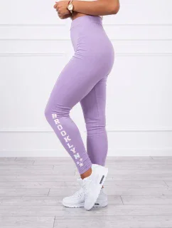 Brooklyn legíny kalhoty světle fialové