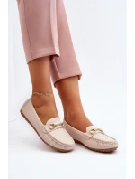 Dámské nazouvací mokasíny se třpytivým zdobením Béžove This Moment Dámské nazouvací mokasíny se třpytivým zdobením Béžove This Moment