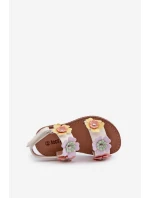 Dětské sandálky s květinami Multikolor Tinette
