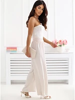 Kalhoty CS SP XYS3649.95 světle béžové