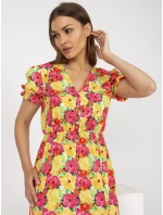 Šaty DHJ SK 7006 3.39 žlutá Šaty DHJ SK 7006 3.39 žlutá