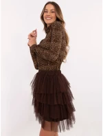 Sukně TW SD BI 0517.84 tmavě hnědá