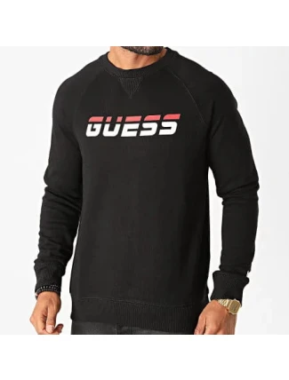 Pánská mikina U0BA48K9V31 - JBLK černá - Guess Pánská mikina U0BA48K9V31 - JBLK černá - Guess