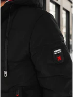 Pánská zimní bunda s kapucí černá FashionStreet TX5087z