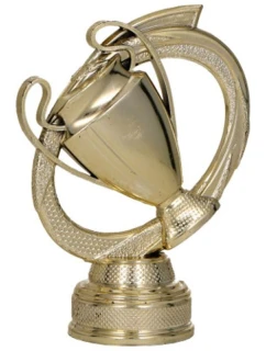 Zlatá plastová figurka - pohár