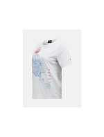 Tričko PEAK PERFORMANCE Explore Graphic Tee Women, bílé Tričko PEAK PERFORMANCE Explore Graphic Tee Women, bílé