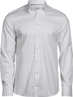 Tee Jays TJ 4024 Luxusní elastická košile s dlouhým rukávem 18.4024 white