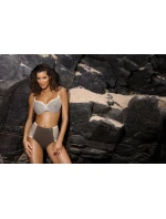 Plavky Martha Dark Taupe M-477 (6) - Marko Plavky Martha Dark Taupe M-477 (6) - Marko