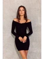 Večerní šaty SUK0446 černé - Roco Fashion Večerní šaty SUK0446 černé - Roco Fashion