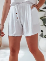 Dámské látkové šortky SUMMER TRIP white FashionStreet SY0438