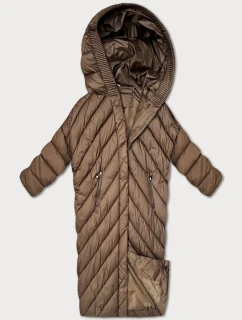 Hnědá zimní bunda netopýřího typu Minority (P3-6026-305)
