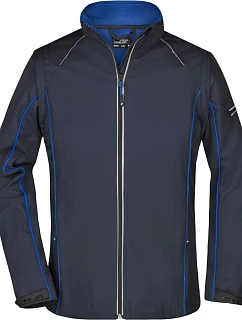 Daiber JN 1121 Dámská softshell bunda s odepínacími rukávy 02.1121 navy/royal