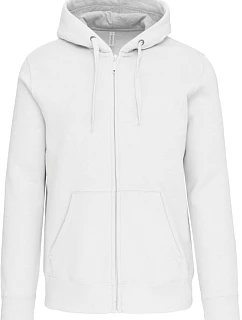 Kariban K 444 Mikina s kapucí z těžké bavlny 20.K444 white