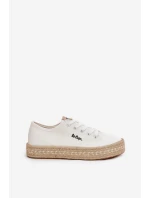Dámské Tenisky S Pletením Lee Cooper LCW-25-44-3217 Bílé