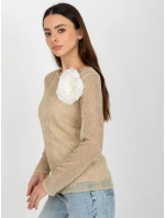 Dámská halenka a top LK KMPL 506635.54P béžová - FPrice