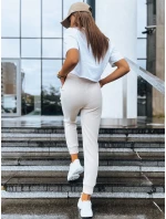 Dámské manšestrové kalhoty MARIE beige FashionStreet UY1576