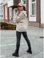 Dámská bunda z alpaky KATHERINE beige FashionStreet TY4540