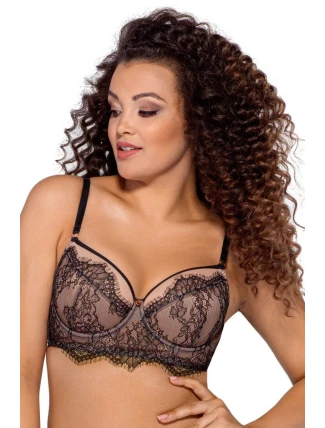 Dámská podprsenka 2007 Jardin black - AVA Dámská podprsenka 2007 Jardin black - AVA