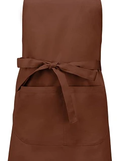 Kariban K 890 Zástěra s laclem "Sommelier" 20.K890 cacao