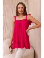 Halenka s mašličkami fuchsie Halenka s mašličkami fuchsie